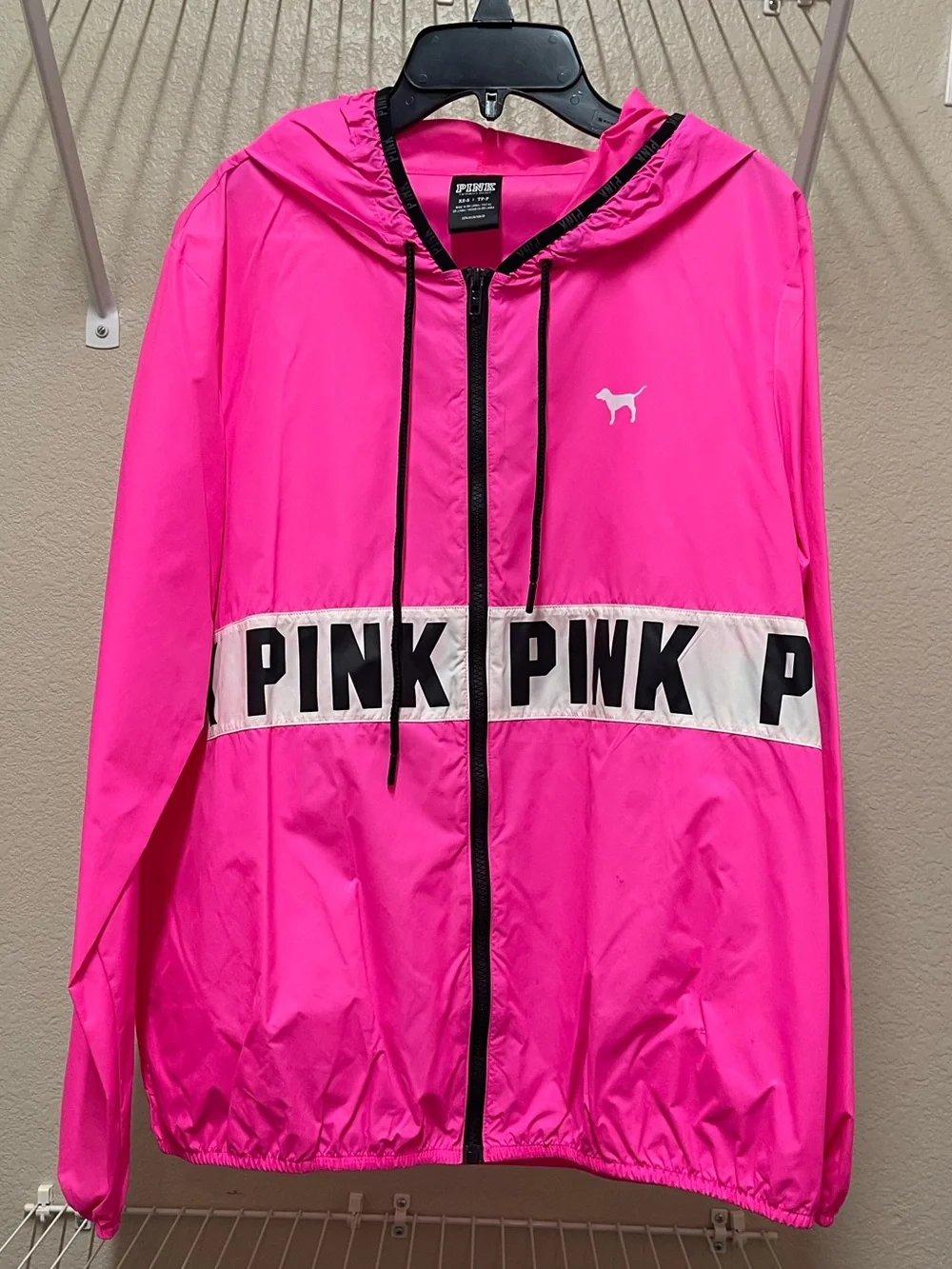 PINK Victoria's Secret Pink Anorak Windbreaker Jacket